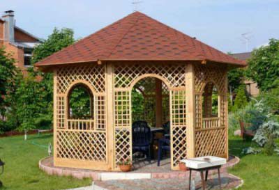 سقف الاچیق چوبی
